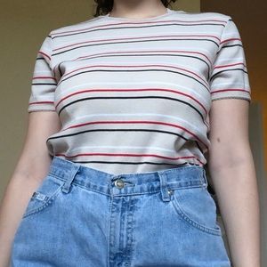 vintage stripped grandma shirt
